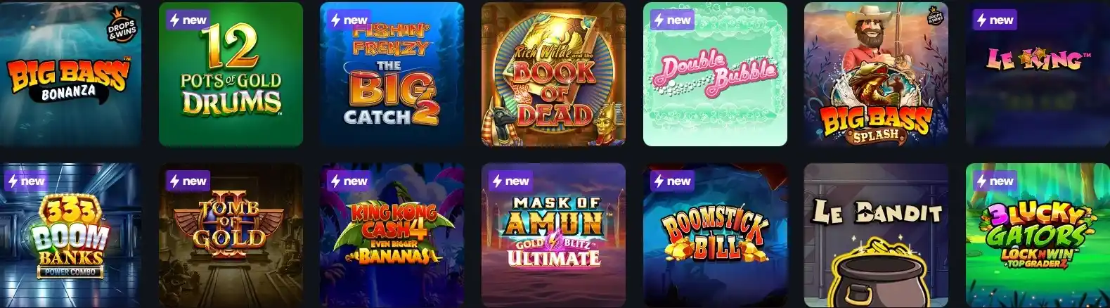 Luck Casino slot games variety selection